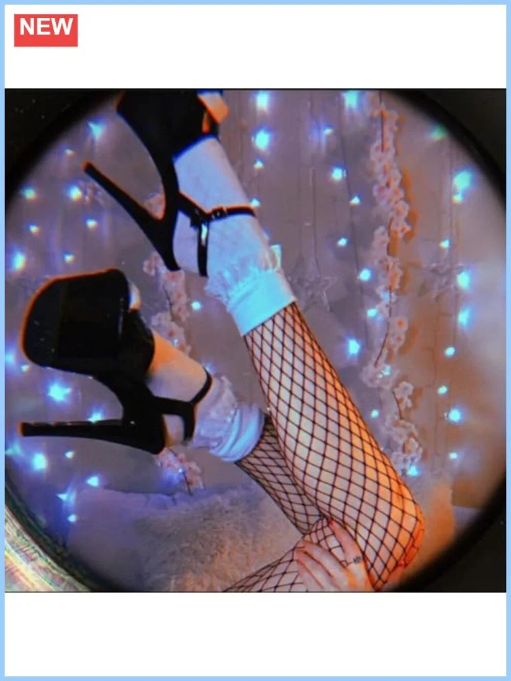 7in Platform Heels Ankle Strap Stiletto Pole Dancing Shoes Exotic Dancer 17cm